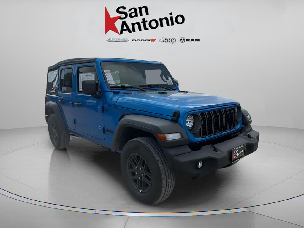 Hydro Blue Pearl Coat 2026 Jeep Wrangler SUV / Crossover Four-Wheel Drive 6-Speed Manual