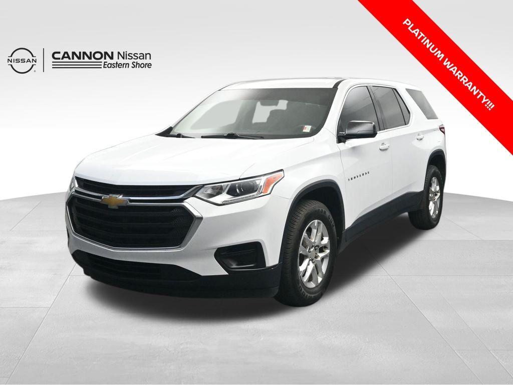 Summit White 2019 Chevrolet Traverse LS FWD SUV / Crossover Front-Wheel Drive 9-Speed Automatic