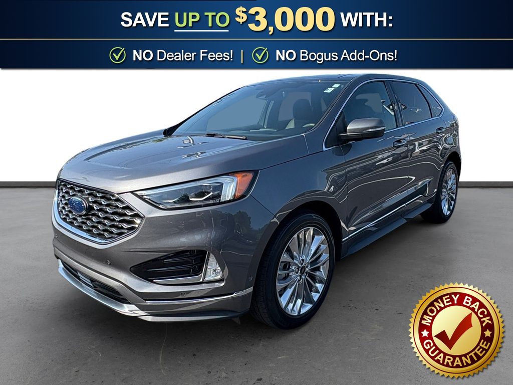 Gray Metallic 2022 Ford Edge SUV / Crossover All-Wheel Drive 8-Speed Automatic