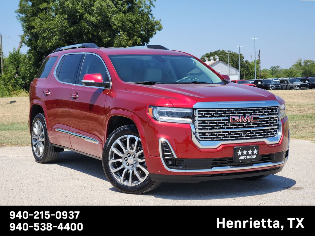 Volcanic Red Tintcoat 2023 GMC Acadia SUV / Crossover Front-Wheel Drive 9-Speed Automatic