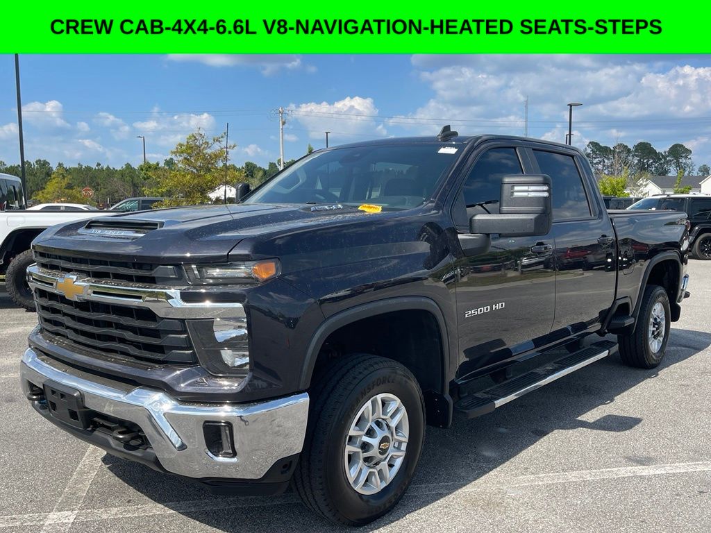 Dark Ash Metallic 2024 Chevrolet Silverado 2500HD Pickup Truck Four-Wheel Drive 10-Speed Automatic