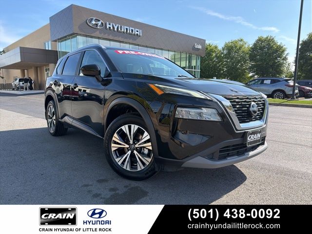 Super Black 2023 Nissan Rogue SV AWD SUV / Crossover All-Wheel Drive Continuously Variable Transmission