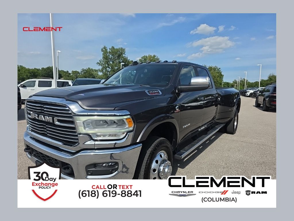 Gray (Granite Crystal Metallic Clearcoat) 2021 RAM 3500 Pickup Truck Four-Wheel Drive 6-Speed Automatic