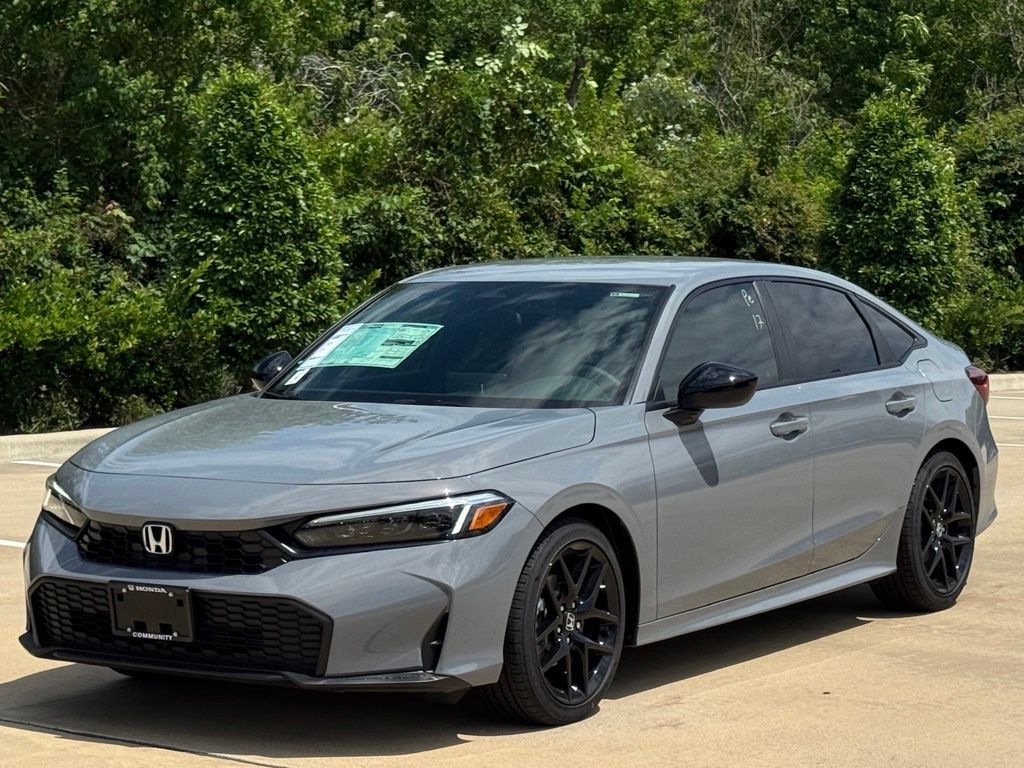 2026 Honda Civic Sport Gray at Emmons Autoplex