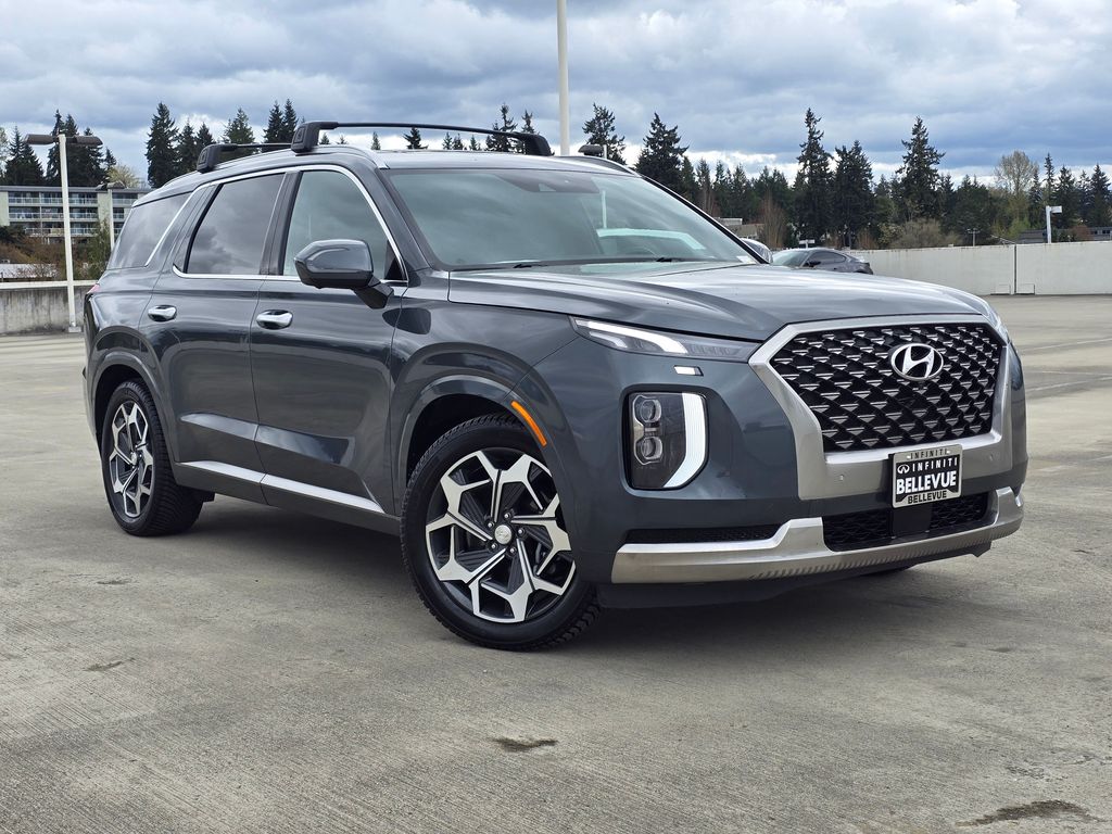 Gray (Steel Graphite) 2022 Hyundai Palisade Calligraphy AWD SUV / Crossover All-Wheel Drive 8-Speed Automatic