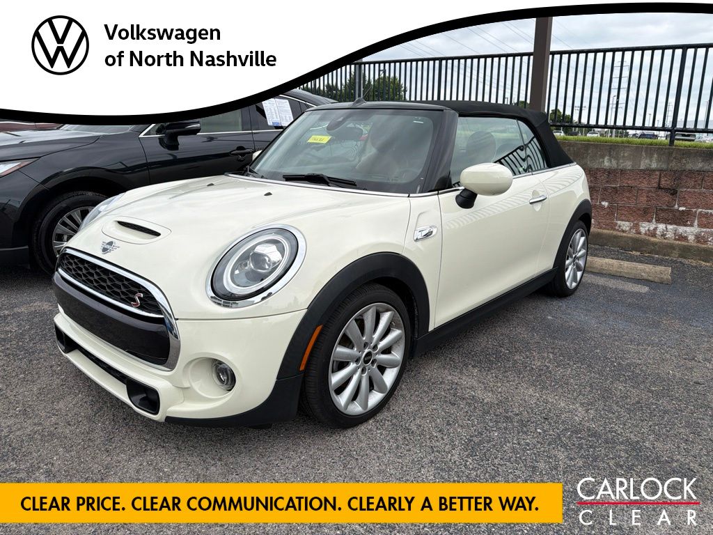Pepper White 2020 MINI Cooper Convertible Front-Wheel Drive Automatic