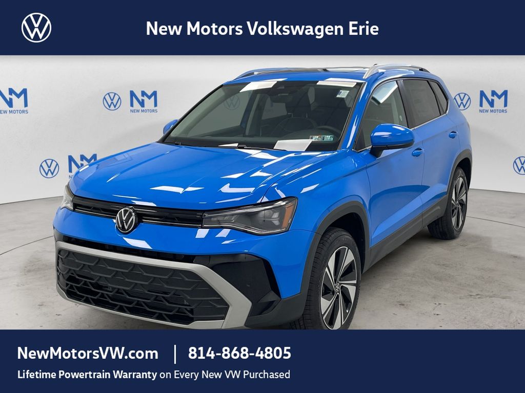 Blue 2026 Volkswagen Taos SUV / Crossover All-Wheel Drive 8-Speed Automatic