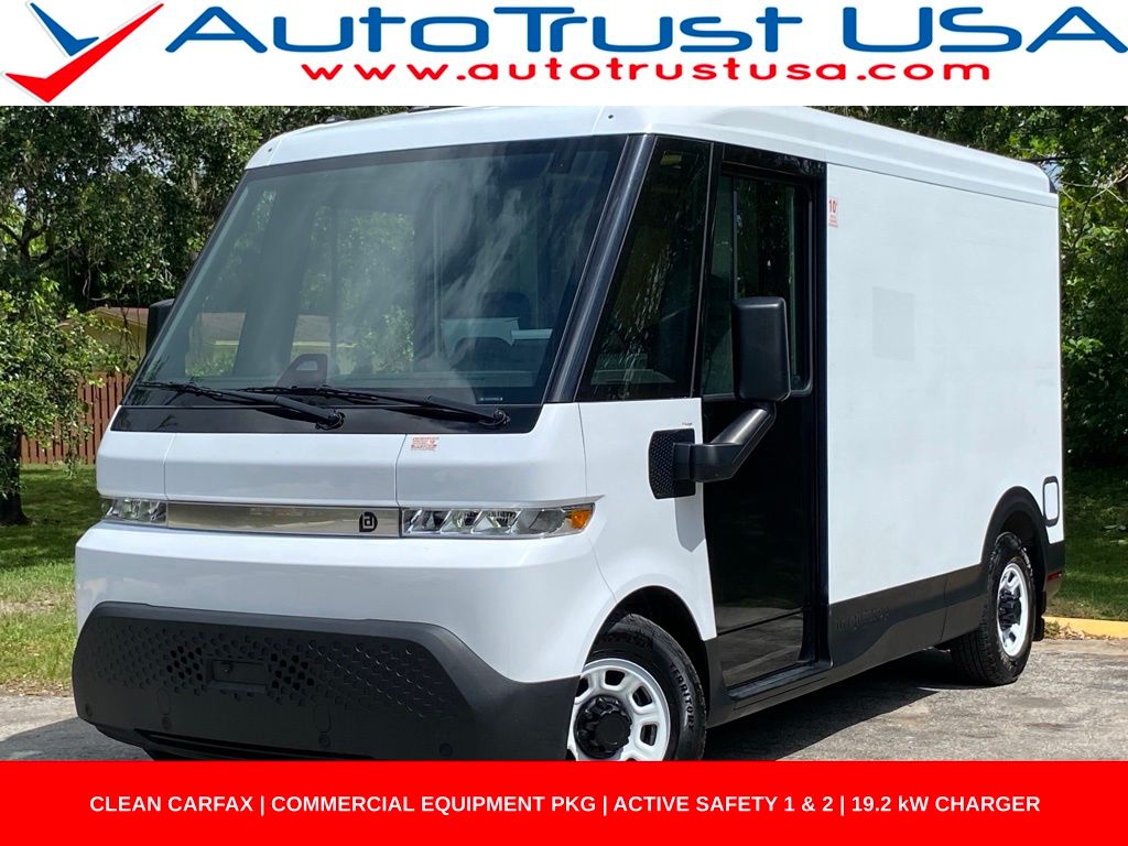 Oyster White 2024 Chevrolet BrightDrop Van All-Wheel Drive 1-Speed Automatic