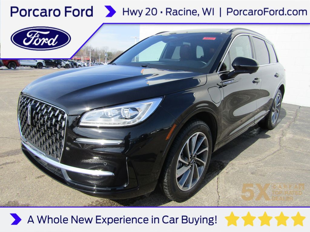 Infinite Black Metallic Clearcoat 2025 Lincoln Corsair Grand Touring AWD SUV / Crossover All-Wheel Drive Continuously Variable Transmission
