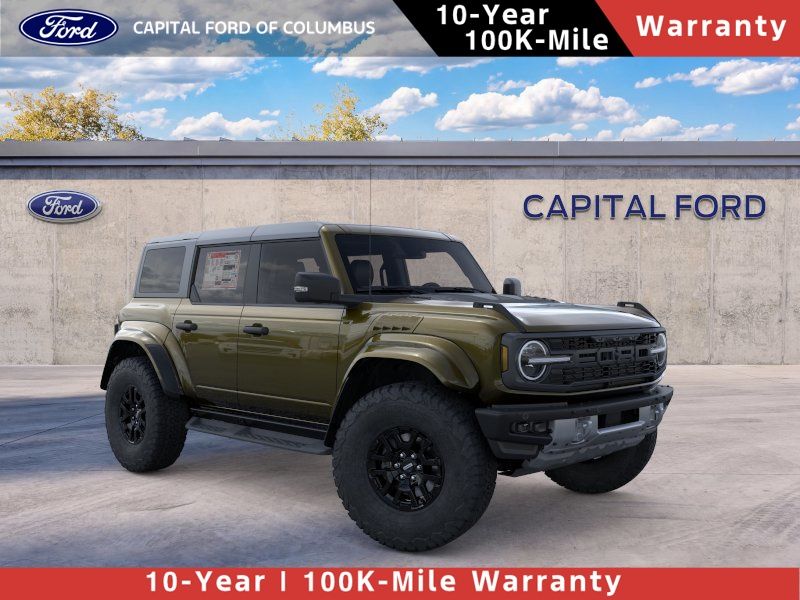 Shelter Green Metallic 2026 Ford Bronco Raptor SUV / Crossover Four-Wheel Drive Automatic