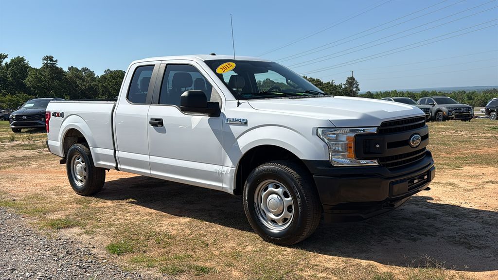 Oxford White 2018 Ford F-150 XL SuperCab 4WD Pickup Truck Four-Wheel Drive Automatic
