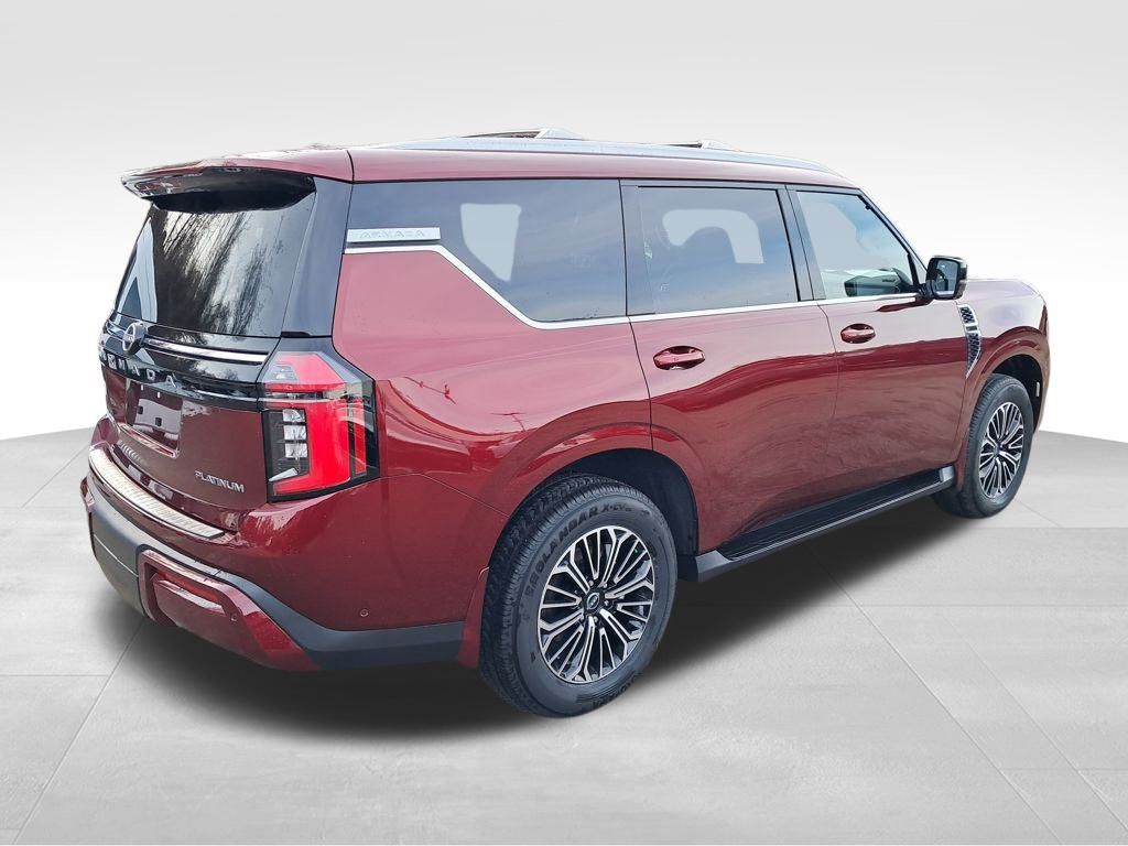 2026 Nissan Armada Platinum Red at John Sisson Motors