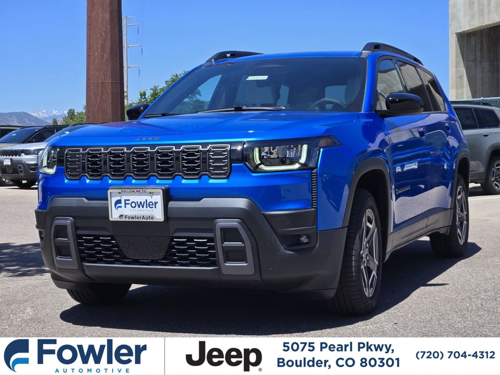 Hydro Blue Pearlcoat 2026 Jeep Cherokee SUV / Crossover Four-Wheel Drive Continuously Variable Transmission