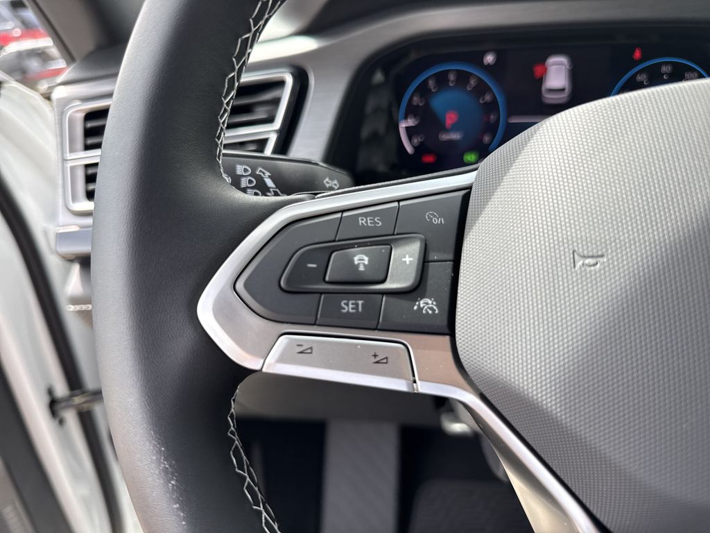 2026 Volkswagen Atlas Cross Sport 2.0T SE w/Technology White at DeMontrond Auto Country
