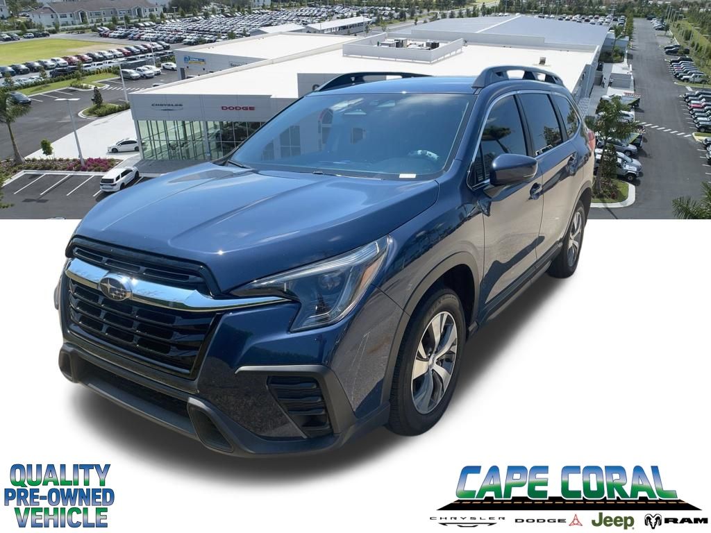 Cosmic Blue Pearl 2024 Subaru Ascent Premium 8-Passenger AWD SUV / Crossover All-Wheel Drive Continuously Variable Transmission