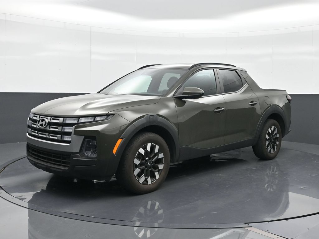 Green 2025 Hyundai Santa Cruz Pickup Truck Front-Wheel Drive 8-Speed Automatic