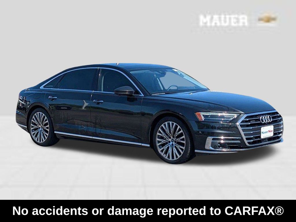 Gray Metallic 2021 Audi A8 L quattro 55 TFSI Sedan All-Wheel Drive 8-Speed Automatic