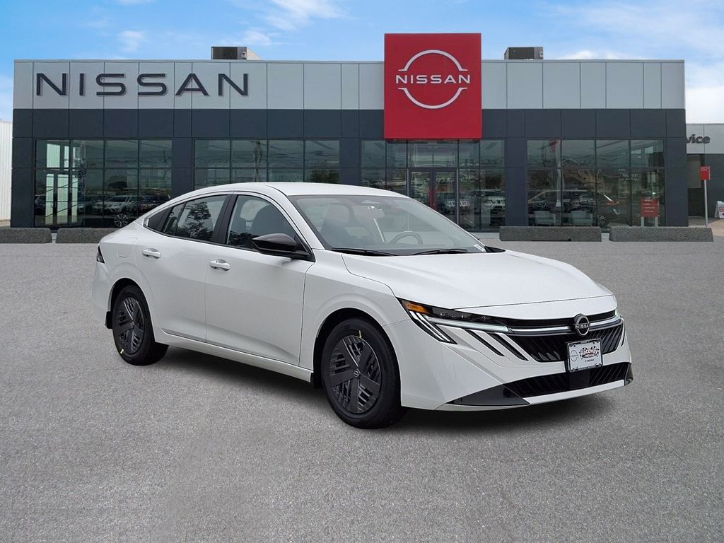 White (Fresh Powder) 2026 Nissan Sentra Sedan Front-Wheel Drive Continuously Variable Transmission