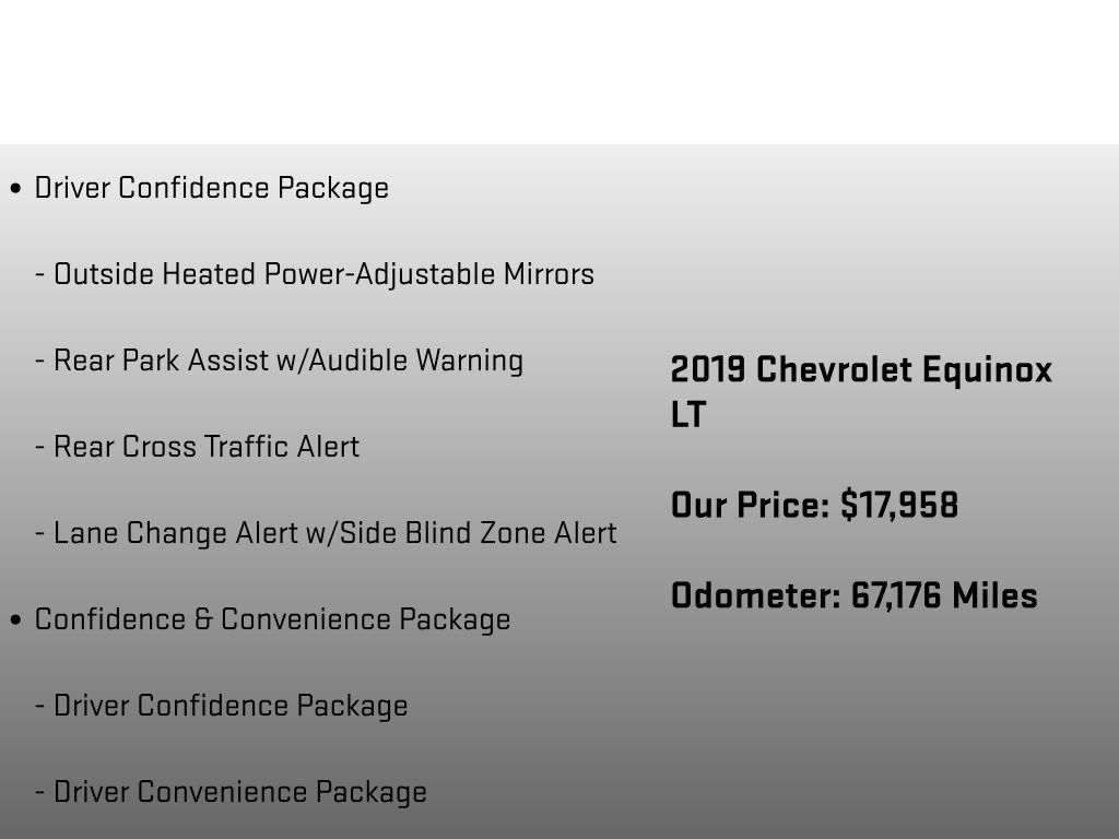 2019 Chevrolet Equinox LT Gray at Bob Ruth Ford