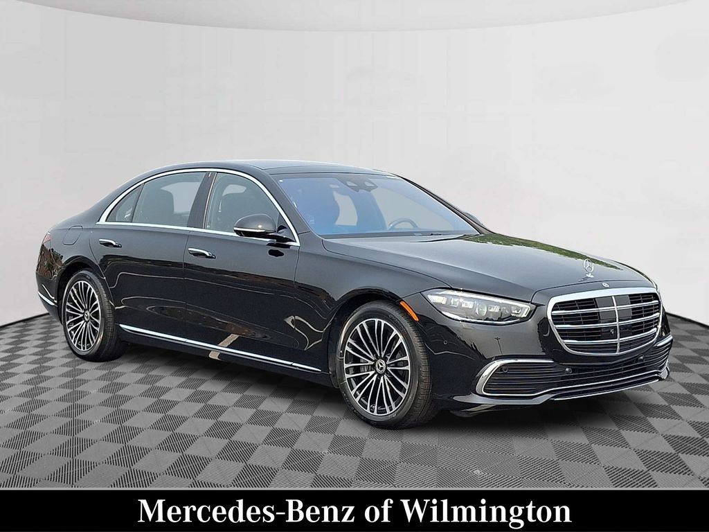 Black 2024 Mercedes-Benz S-Class Sedan All-Wheel Drive 9-Speed Automatic