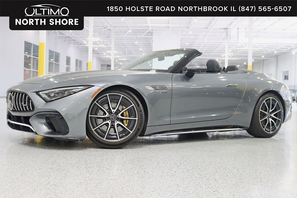 Selenite Gray Metallic 2023 Mercedes-Benz SL-Class Convertible All-Wheel Drive 9-Speed Automatic