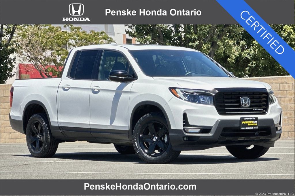 Platinum White Pearl 2023 Honda Ridgeline Pickup Truck All-Wheel Drive 9-Speed Automatic