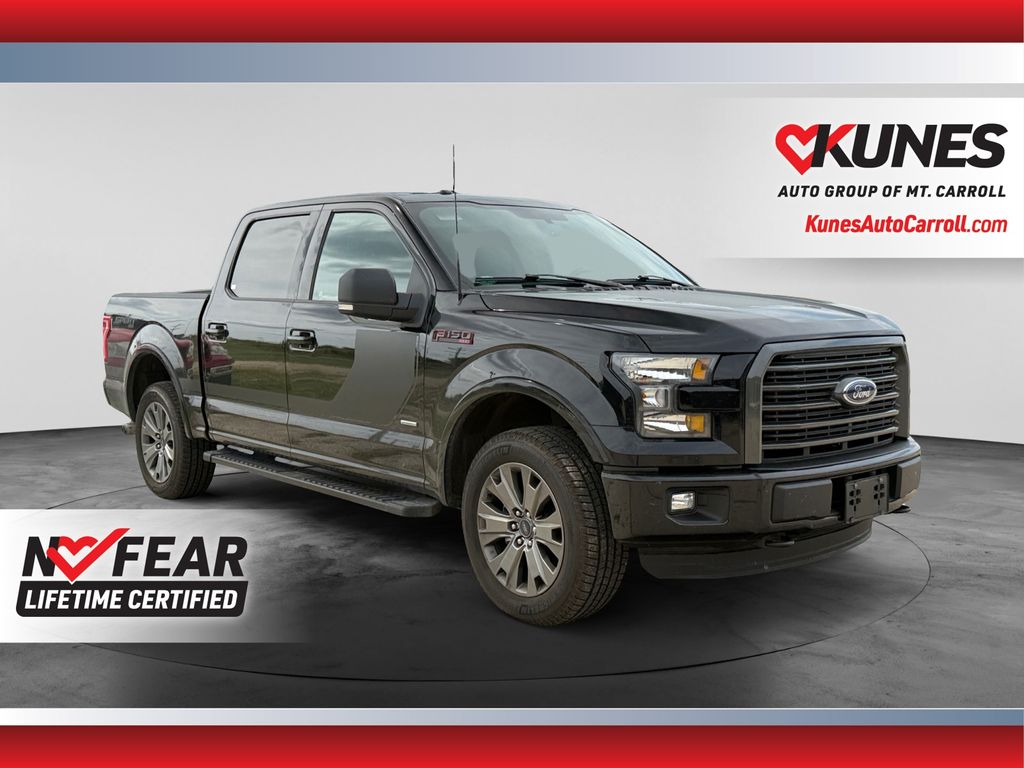 Shadow Black 2016 Ford F-150 Pickup Truck Four-Wheel Drive 6-Speed Automatic