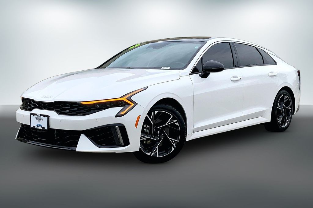 Used 2025 Kia K5 GT-Line with VIN KNAG64J76S5357654 for sale in Kansas City