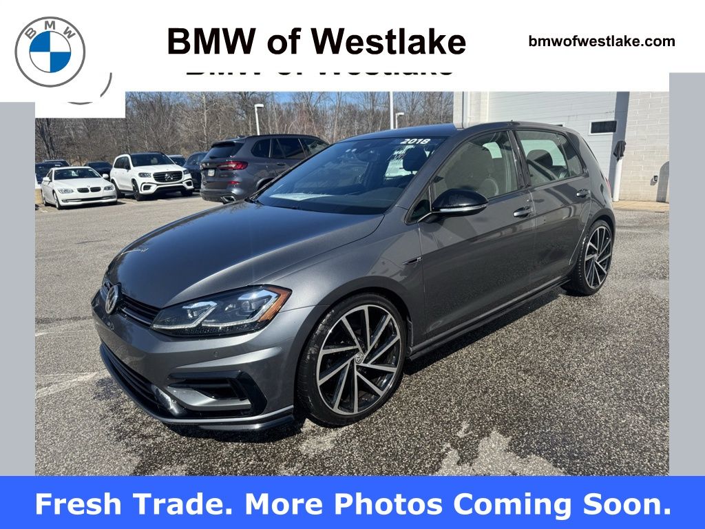Indium Gray Metallic 2018 Volkswagen Golf R 4-Door AWD Hatchback All-Wheel Drive 7-Speed Dual Clutch