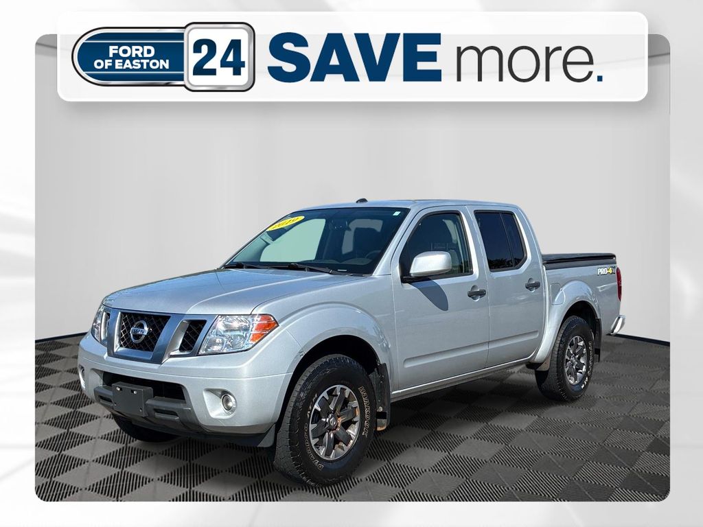 Brilliant Silver Metallic 2019 Nissan Frontier Pickup Truck Four-Wheel Drive 5-Speed Automatic Overdrive