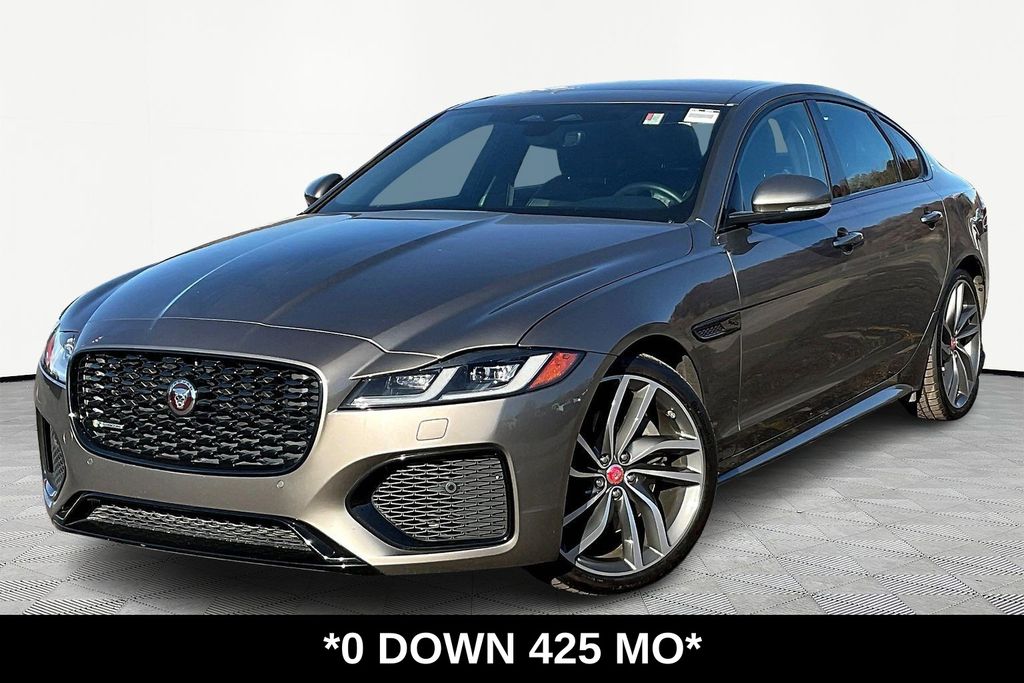 Silicon Silver Premium Metallic 2022 Jaguar XF P300 R-Dynamic SE AWD Sedan All-Wheel Drive 8-Speed Automatic