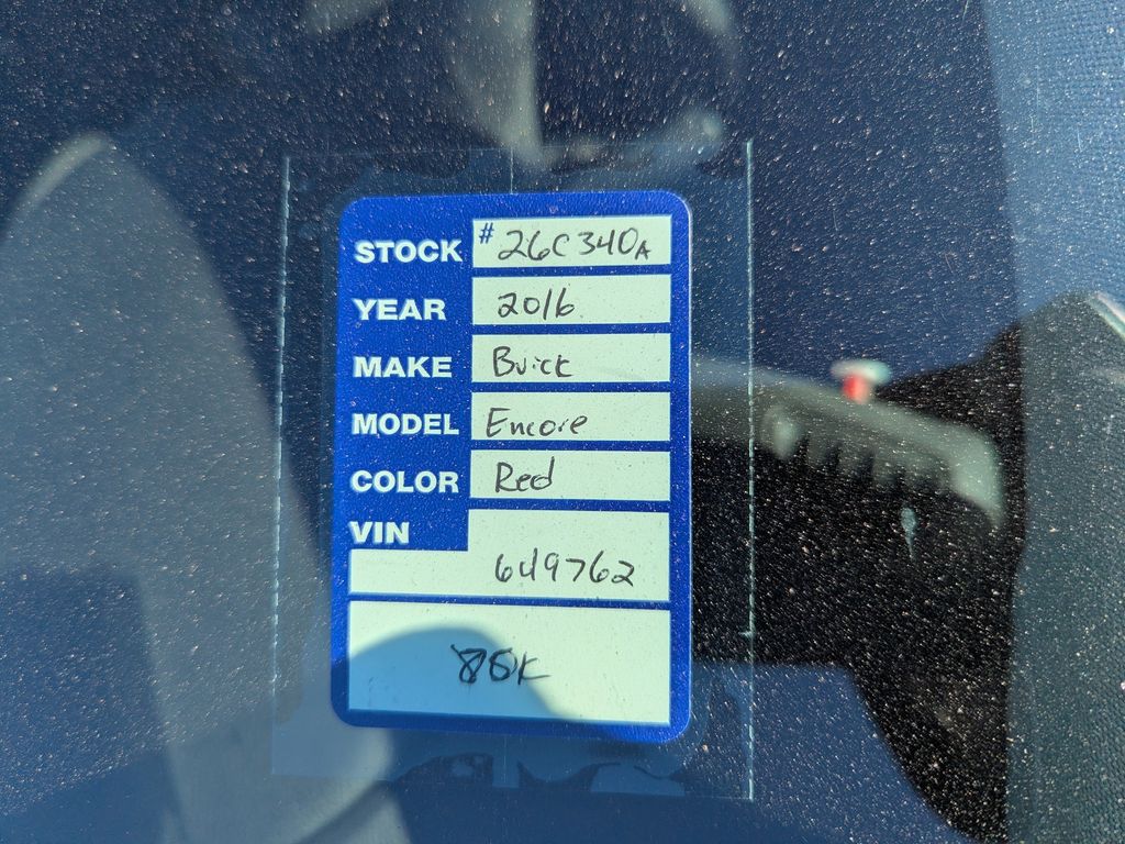 used 2016 Buick Encore car, priced at $9,391