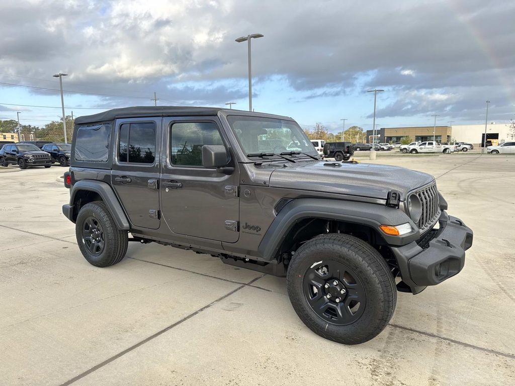 Gray (Granite Crystal Metallic Clearcoat) 2026 Jeep Wrangler SUV / Crossover Four-Wheel Drive 8-Speed Automatic