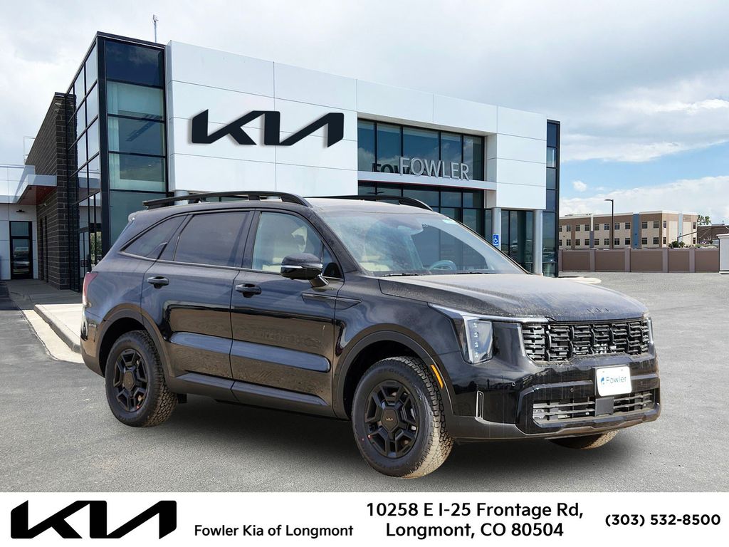 Ebony Black 2026 Kia Sorento SUV / Crossover All-Wheel Drive 8-Speed Dual Clutch