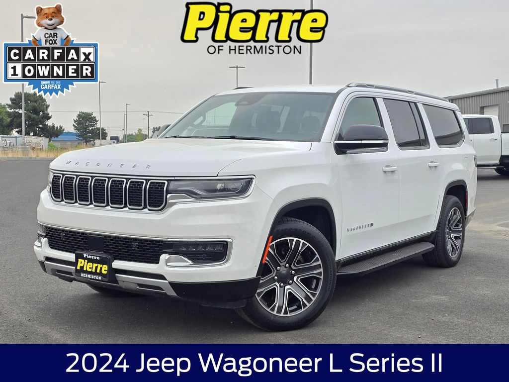 Bright White Clearcoat 2024 Jeep Wagoneer L SUV / Crossover Four-Wheel Drive 8-Speed Automatic