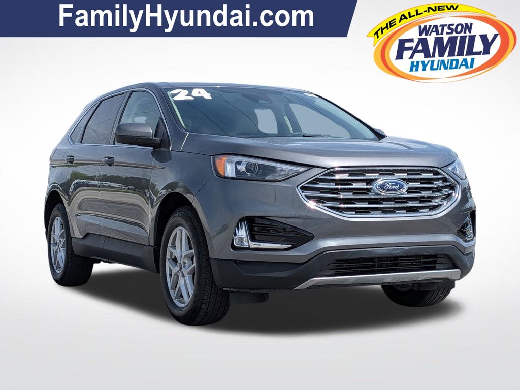 Gray Metallic 2024 Ford Edge SUV / Crossover All-Wheel Drive 8-Speed Automatic