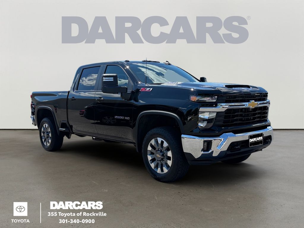 Black 2025 Chevrolet Silverado 2500HD Pickup Truck Four-Wheel Drive Automatic