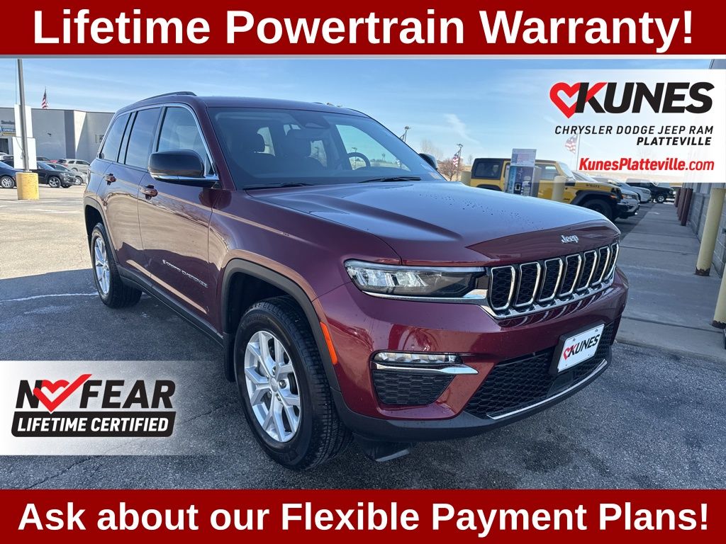 Velvet Red Pearlcoat 2024 Jeep Grand Cherokee SUV / Crossover Four-Wheel Drive 8-Speed Automatic
