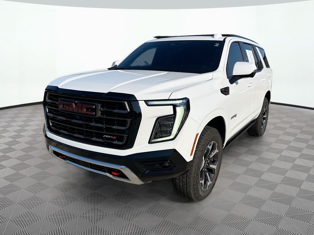 Summit White 2025 GMC Yukon AT4 Ultimate 4WD SUV / Crossover Four-Wheel Drive