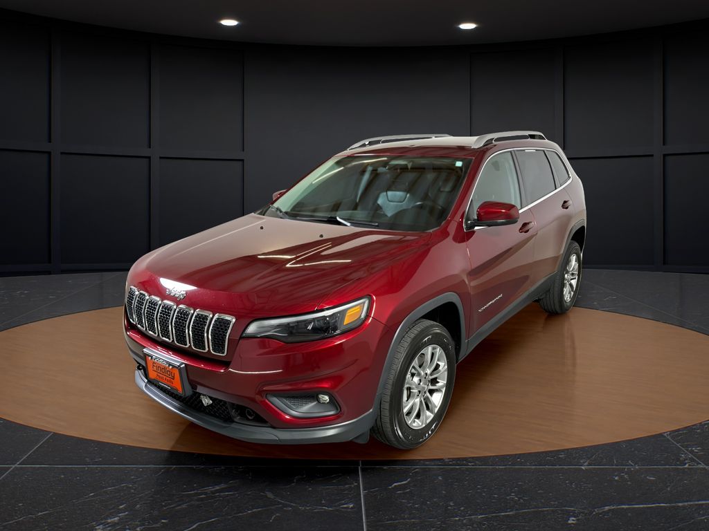 Velvet Red Pearlcoat 2019 Jeep Cherokee SUV / Crossover Four-Wheel Drive 9-Speed Automatic