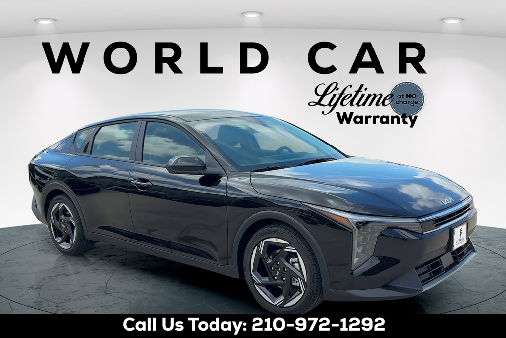 Aurora Black Pearl 2026 Kia K4 EX FWD Sedan Front-Wheel Drive Continuously Variable Transmission