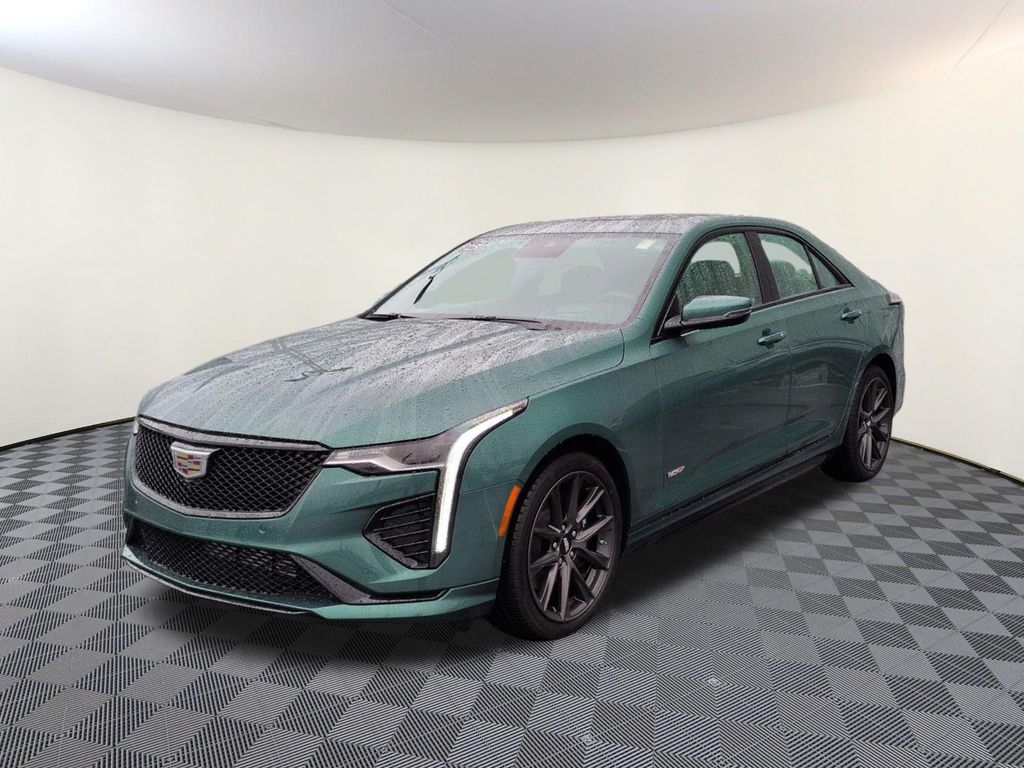 Typhoon Metallic 2025 Cadillac CT4 V-Series AWD Sedan All-Wheel Drive Automatic