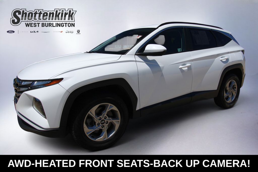 White Pearl 2024 Hyundai Tucson SUV / Crossover All-Wheel Drive 8-Speed Automatic