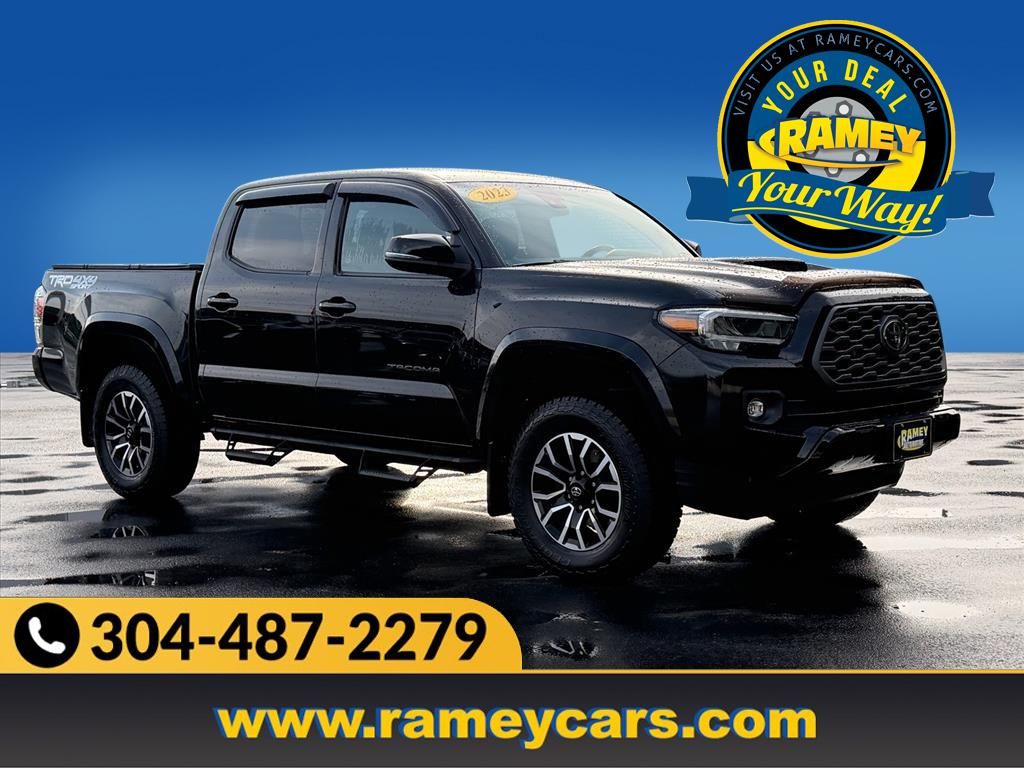 Black 2023 Toyota Tacoma Pickup Truck Four-Wheel Drive 6-Speed Automatic