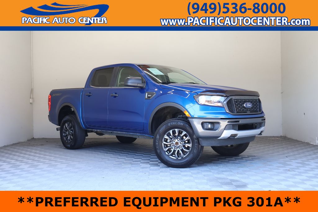 Lightning Blue Metallic 2020 Ford Ranger Pickup Truck 4X2 Automatic