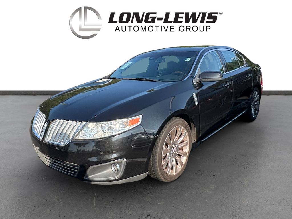 Black 2010 Lincoln MKS Sedan Front-Wheel Drive 6-Speed Automatic
