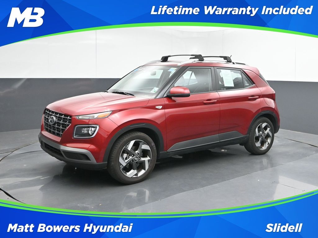 Ultimate Red 2023 Hyundai Venue SUV / Crossover Front-Wheel Drive Continuously Variable Transmission