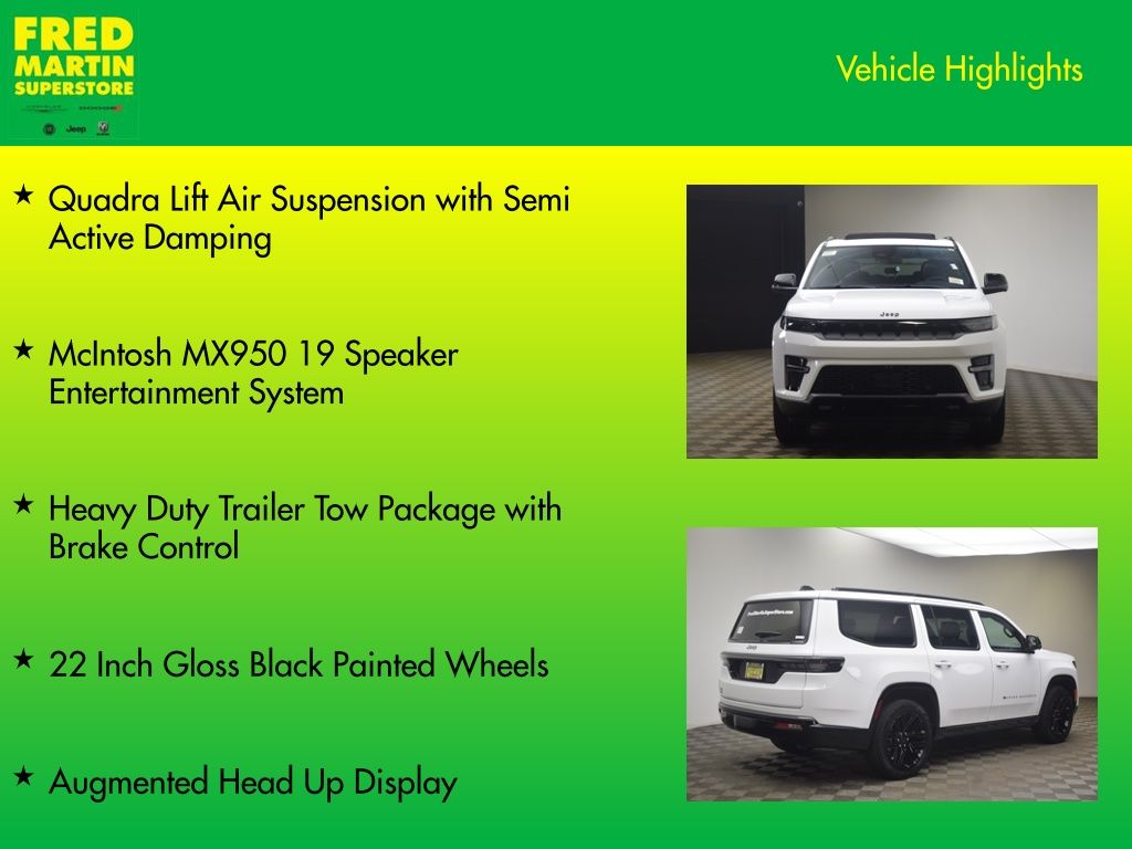 new 2026 Jeep Grand Wagoneer car, priced at $79,757