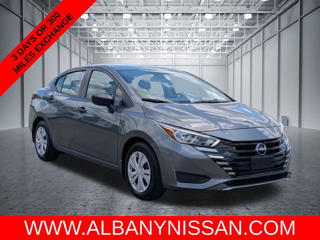 Gray (Gun Metallic) 2024 Nissan Versa Sedan Front-Wheel Drive Continuously Variable Transmission