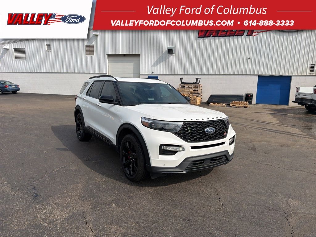 White Metallic 2024 Ford Explorer ST AWD SUV / Crossover All-Wheel Drive Automatic